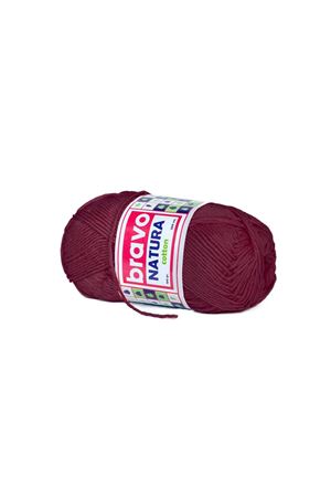 Natura Cotton Bordo 502 Pamuk İplik 100gr 200mt