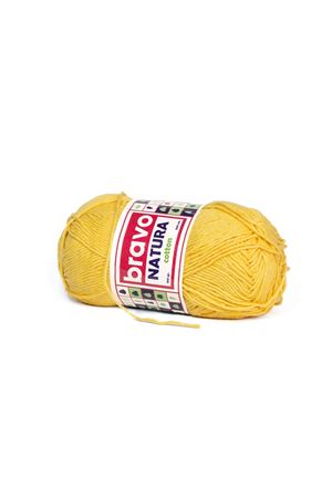 Natura Cotton Koyu Sarı 705 Pamuk İplik 100gr 200mt