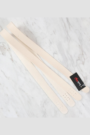 Spor Dikiş Dikmeli Çift  Çanta Askısı 75X2,5 cm Krem BA-0006