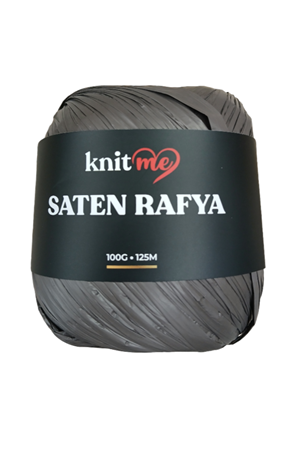 Knitme Saten Rafya İp Kahverengi 100 Gr 125 Mt 