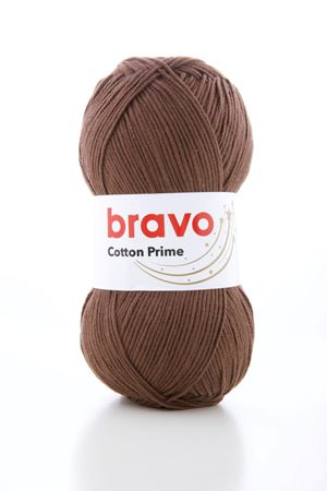 Cotton Prime Kahverengi Pamuk Akrilik Örgü İpi 100gr 330m
