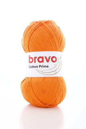 Cotton Prime Turuncu Pamuk Akrilik Örgü İpi 100gr 330m