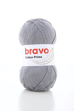 Cotton Prime Gri Pamuk Akrilik Örgü İpi 100gr 330m