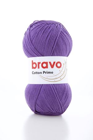 Cotton Prime Mor 47  Pamuk Akrilik Örgü İpi 100gr 330m
