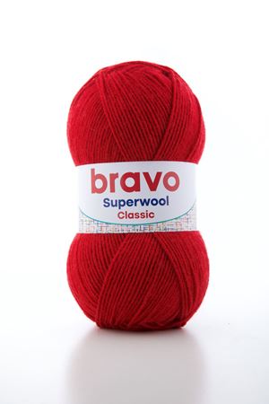 Süperwool Classic 016 Kırmızı Örgü İpi Yün Akrilik 100 gr 260 m