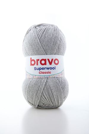 Süperwool Classic 021 Açık Gri Örgü İpi Yün Akrilik 100 gr 260 m