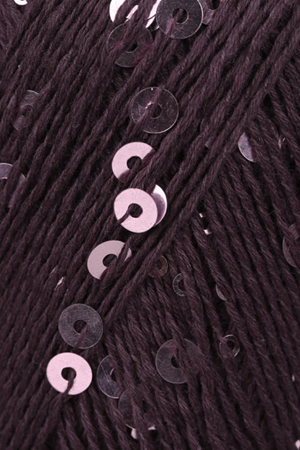 Uniqe - Patlıcan Moru Pullu İp El Örgü İpi - 01