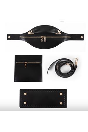 Paradise Çanta Örgü Deri Kit Siyah