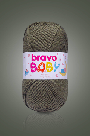Bravo Baby 309 Haki Anti Piiling 100 Gr 250 Mt
