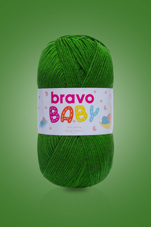 Bravo Baby 320 Yeşil Anti Piiling 100 Gr 250 Mt