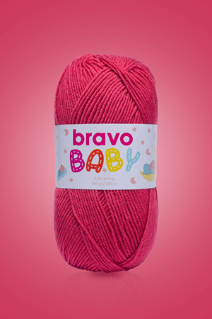 Bravo Baby 520 Nar Çiçeği Anti Piiling 100 Gr 250 Mt