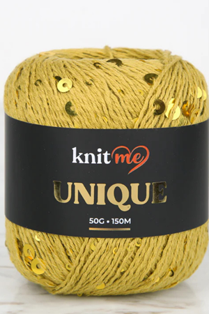 Uniqe - Hardal Pullu İp El Örgü İpi - 14