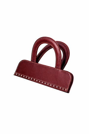 Mıknatıslı Üst Takım Bordo Çanta Aksesuarı Suni Deri 30x7cm Dior Sap