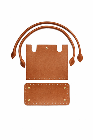 Memur Çanta Taba Örgü Kiti Kapak,Taban, Penguen askı 25x21cm