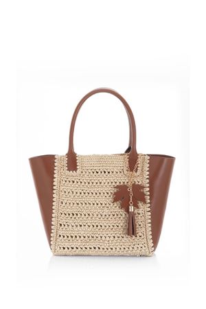 Tods Masal Serisi Sonbahar Çanta Örgü Kiti Krem Renk Yan Körük Taban Püskül Kit Çanta Kiti