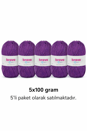 Respect 60 Mor 100gr 230mt Örgü İpi