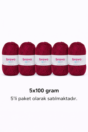 Respect 50 Bordo 100gr 230mt Örgü İpi