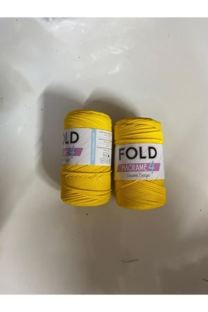 POLYESTER MAKROME NO4 SARI  2 YUMAK TOPLAM 400 GRAM