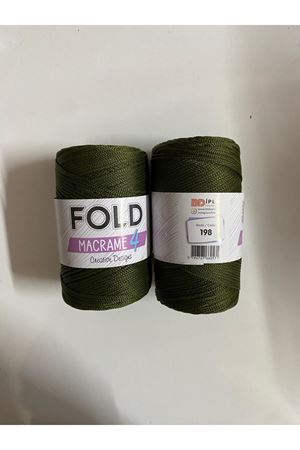 POLYESTER MAKROME NO4  YEŞİL 2 YUMAK TOPLAM 400 GRAM