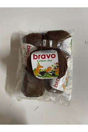COTTON JOY ACI KAHVE 5 YUMAK 250 GRAMV AMİGURİMİ İPİ TÜYLENMEZ