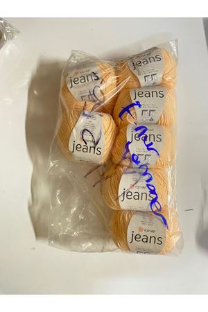 YARNART JEANS 7 ADET KREM RENK