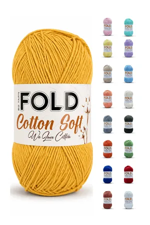 Cotton Soft - Sarı 705 Pamuk Ip 100 Gram %100 Pamuk Amigurumi İpi Çanta İpi
