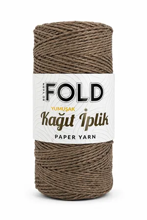 Yumuşak Kağıt İp Vizon 200 Gram Örgü İpi Çanta İpi