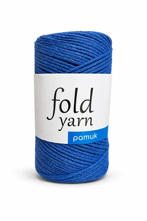 Premium Saks Mavi Koton Pamuk Makrome İpi 250 gr 2mm Cotton Zincir Makrome Çanta İpi Supla İpİ