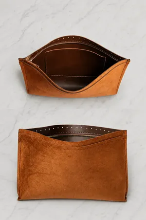Deri Çanta Astarı Kahverengi 35*25 cm Çanta Aksesuarı