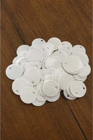 20 mm Ekru 20 Gram Çanta Pulu Hırka Pulu Ortalama 200 adet