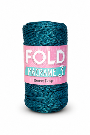 Fold Yarn Makrome No:3 - 238 Polyester Makrome Ipi 1 Mm - 100 gr - 115 M Supla Ip Çanta Ipi