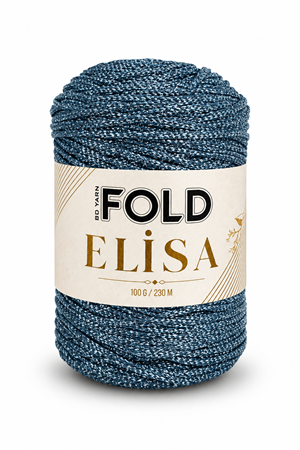 Elisa - Havacı Mavi %100 Sim 100 Gr 230 Mt Örgü İpi Çanta İpi Burs Çanta