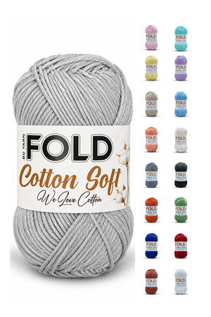 Cotton Soft - Açık Gri 106 Pamuk Ip 100 Gram %100 Pamuk Amigurumi İpi Çanta İpi