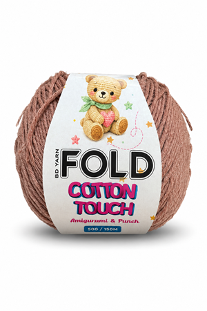 Cotton Touch Kiremit Amigurumi İpi 50 Gr 150 Mt Hırka İpi Oyuncak İpi Örgü İpi