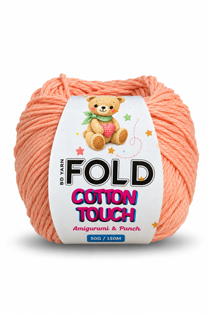 Cotton Touch Somon Amigurumi İpi 50 Gr 150 Mt Hırka İpi Oyuncak İpi Örgü İpi