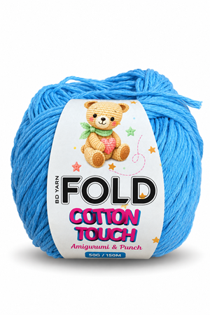 Cotton Touch Turkuaz Amigurumi İpi 50 Gr 150 Mt Hırka İpi Oyuncak İpi Örgü İpi
