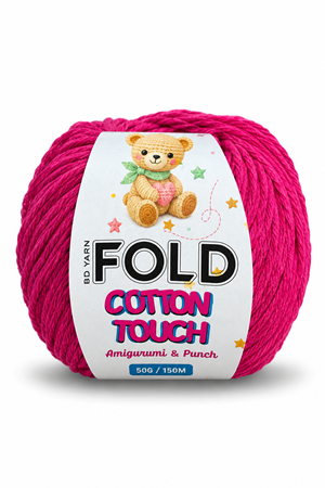 Cotton Touch Fuşya Amigurumi İpi 50 Gr 150 Mt Hırka İpi Oyuncak İpi Örgü İpi