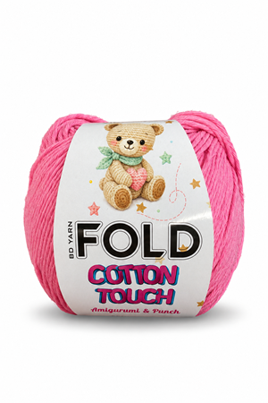 Cotton Touch Şeker Pembe Amigurumi İpi 50 Gr 150 Mt Hırka İpi Oyuncak İpi Örgü İpi