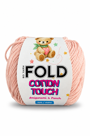 Cotton Touch Açık Pembe Amigurumi İpi 50 Gr 150 Mt Hırka İpi Oyuncak İpi Örgü İpi