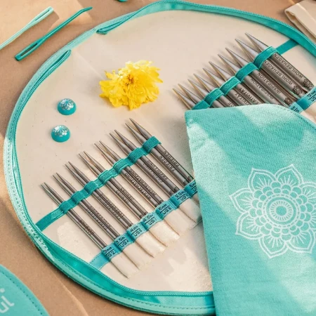 KnitPro Mindful Gratitude Değiştirilebilir Misinalı Şiş Seti 13 cm - 36301