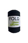 Fold Cotton Makrome - Siyah Pamuk Ip 200 Gram