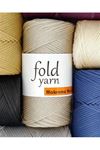 Fold Yarn Polyester Makrome İpi No:6 %100 PP - 064 - 3 Mm - 250 gr 115 M Supla Ip Ve Çanta Ipi