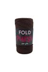 Fold Yarn Purse - Acı Kahve 41242 Mum Ip Supla Ipi 200 Gram