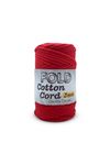 Cotton Cord Kırmızı Örgü İpi 3 Mm 250 Gr 85 M  
