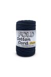 Cotton Cord Lacivert Örgü İpi 3 Mm 250 Gr 85 M 