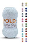 Cotton Soft - Beyaz Pamuk Ip 100 Gram %100 Pamuk Amigurumi İpi Çanta İpi