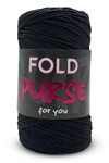 Fold Yarn Purse - Siyah Mum Ip Supla Ipi 