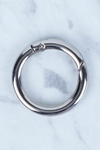 Yaylı Çanta Halkası Metal Gümüş 2 cm (1çift)