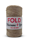 Simli Polyester Makrome No:4 Kahverengi 31 Polyester Makrome Ipi 2 Mm - 200 gr -230 M Supla Ip Çanta Ipi 