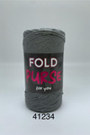 Fold Yarn Purse - 41234 Gri Mum Ip Supla Ipi